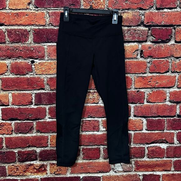 Black full length Lululemon Leggings size 2 - Picture 1 of 11